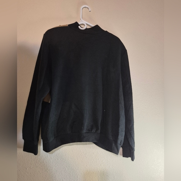 Colorblock Sweater with Button Detail - Picture 4 of 4